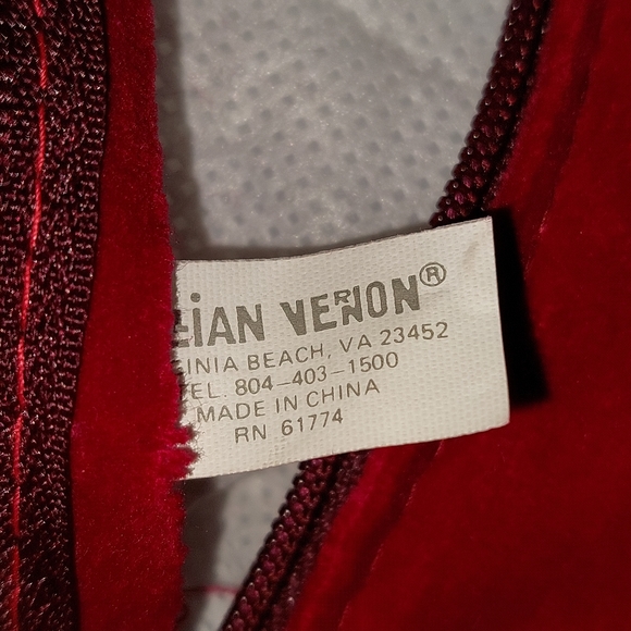 Lilian Vernon Floral Plaid Needle Point Pillow - Picture 3 of 7